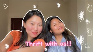 Thrift with me and my friend   /Fun day