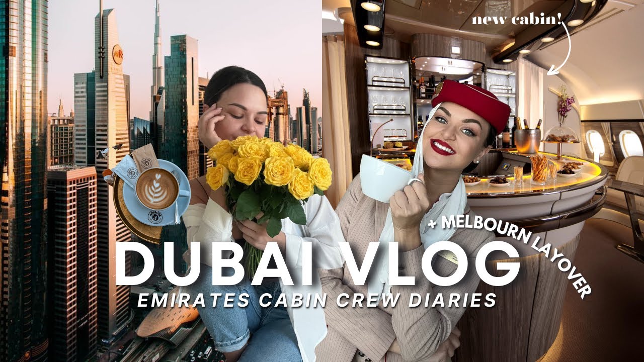 Emirates Cabin Crew Vlog | Days off in Dubai | Upgraded to Business Class!