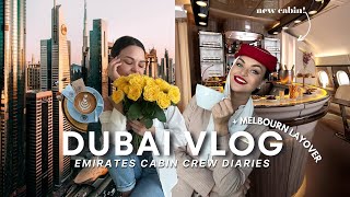 Emirates Cabin Crew Vlog | Days off in Dubai | Upgraded to Business Class!