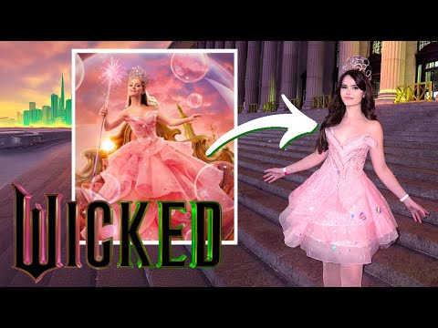Making a MINI Glinda Bubble Dress | Wicked Screening & Cosplay - YouTube
