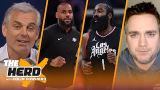 Clippers are sleeper threat of NBA, talks LeBron trade odds, Joel Embiid's injury | NBA | THE HERD