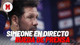 EN DIRECTO I Rueda de prensa de Simeone antes del Mallorca-Atlético de Madrid en vivo