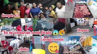 Ya No Vendran A Mi Fiesta Por Este Motivo 😱😪 / Cumpleaños De Mi Hijo #5 🎂🎊🎁 / Carnita Asada 😋😋