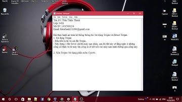 Bài 8: Sử dụng Trojan Beast và Detect Trojan