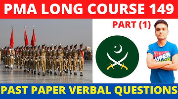 PMA Long Course 148 Most Repeated Verbal Intelligence Test All Centers | PMA 149 Verbal