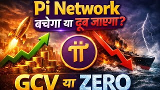 🚨Pi Network Alert| बचेगा या डूब जाएगा 😱 | GCV या Zero |pi coin latest news |pi gcv today|how to pi 