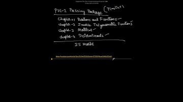 Mathematics Passing package playlist of questions of model question papers of 2021 puc2 .