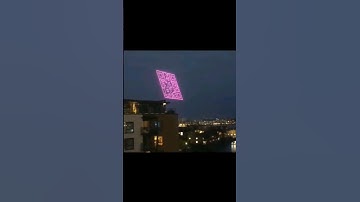 COMPANIES ARE NOW advertising via drones that make giant QR codes in the sky #shorts