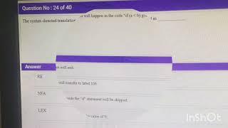 Famous Cs606 compiler construction final term  current paper 28 jan 2026  Wealth
