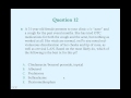 Pulmonary Review Questions (old version, with sound) - CRASH! Medical Review Series
