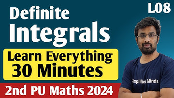Definite Integrals Important Questions | Integration | 2nd PUC Mathematics 2024