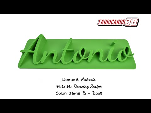 Antonio - Dancing Script - 30 Grados - Color B008