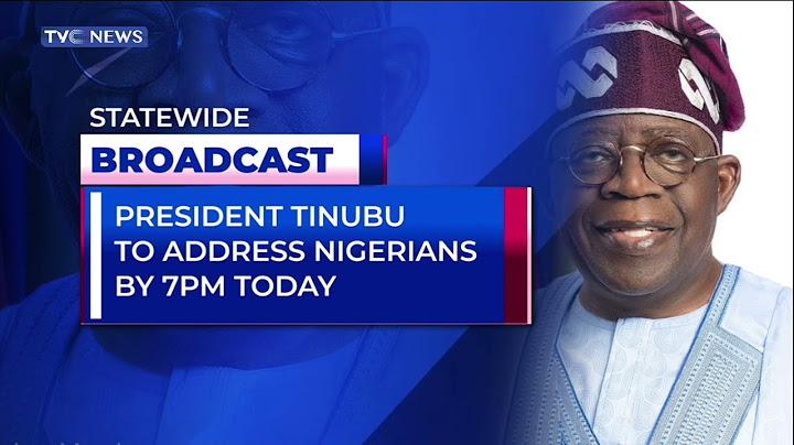President Tinubu To Address Nigerians By 7pm Today