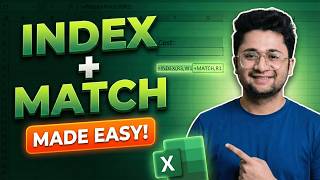 INDEX & MATCH in Excel 2026 (Better than VLOOKUP?) | Data Analyst Internship Training for Freshers