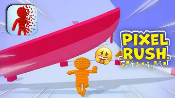 Pixel Rush All Levels Gameplay Walkthrough (iOS,  Android) 😎