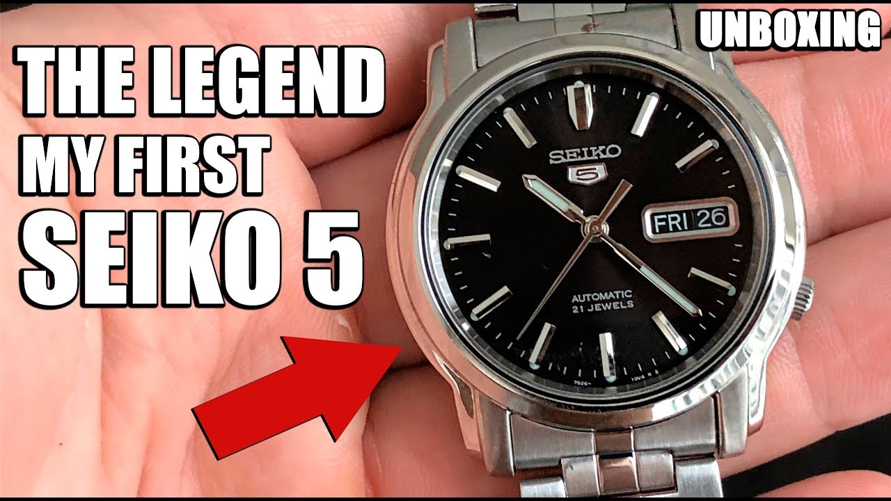 My First Seiko 5 Unboxing and Initial Impressions [SNKK71] - YouTube