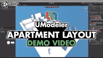 Apartment layout based on CAD Plan - UModeler Demo Reel