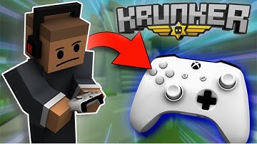 Playing Krunker with Xbox controller!