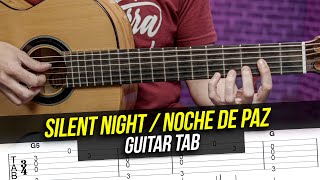 NOCHE DE PAZ  Villancico para GUITARRA Fingerpicking Fácil!