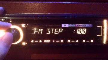 Pioneer DEH-X3600Ui hidden menu