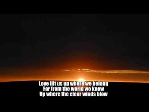 Up Where We Belong Joe Cocker Jennifer Warnes Lyrics Youtube