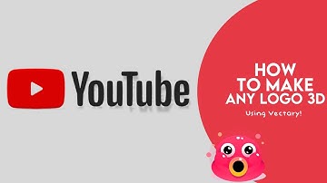 How to make any logo 3D - Using Vectary