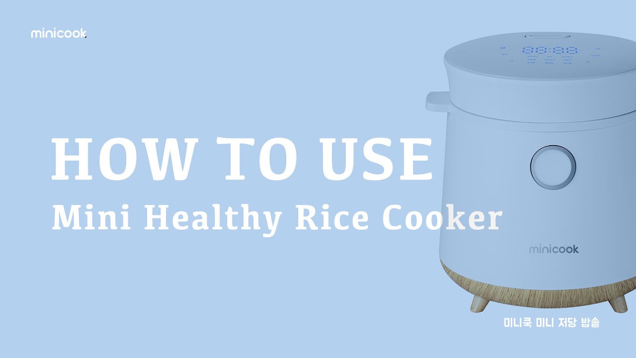 How to use 'Minicook Mini Healthy Rice Cooker' 🍚👩🏻‍🍳 YouTube