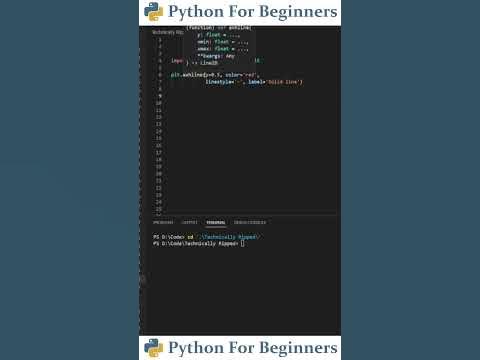 Different Line Styles In Matplotlib | Python For Beginners - YouTube