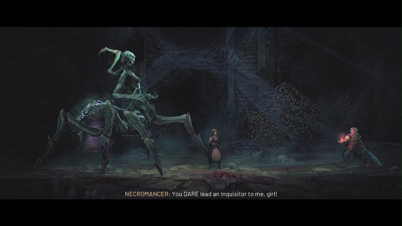 Mandragora Whispers of the Which Tree boss fight necromancer