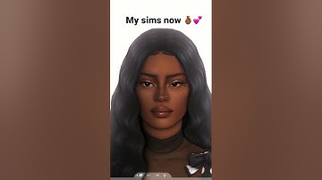 MY SIMS NOW VS IN 2020! | The Sims 4 #shorts #thesims #sims4