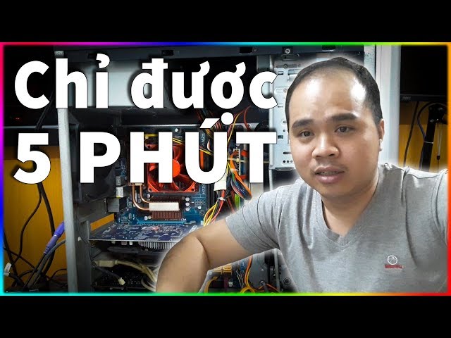 Máy tính chỉ chạy được 5 phút rồi tắt