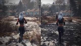 Fallout4 mcgFemaleWalk v0.2 Run