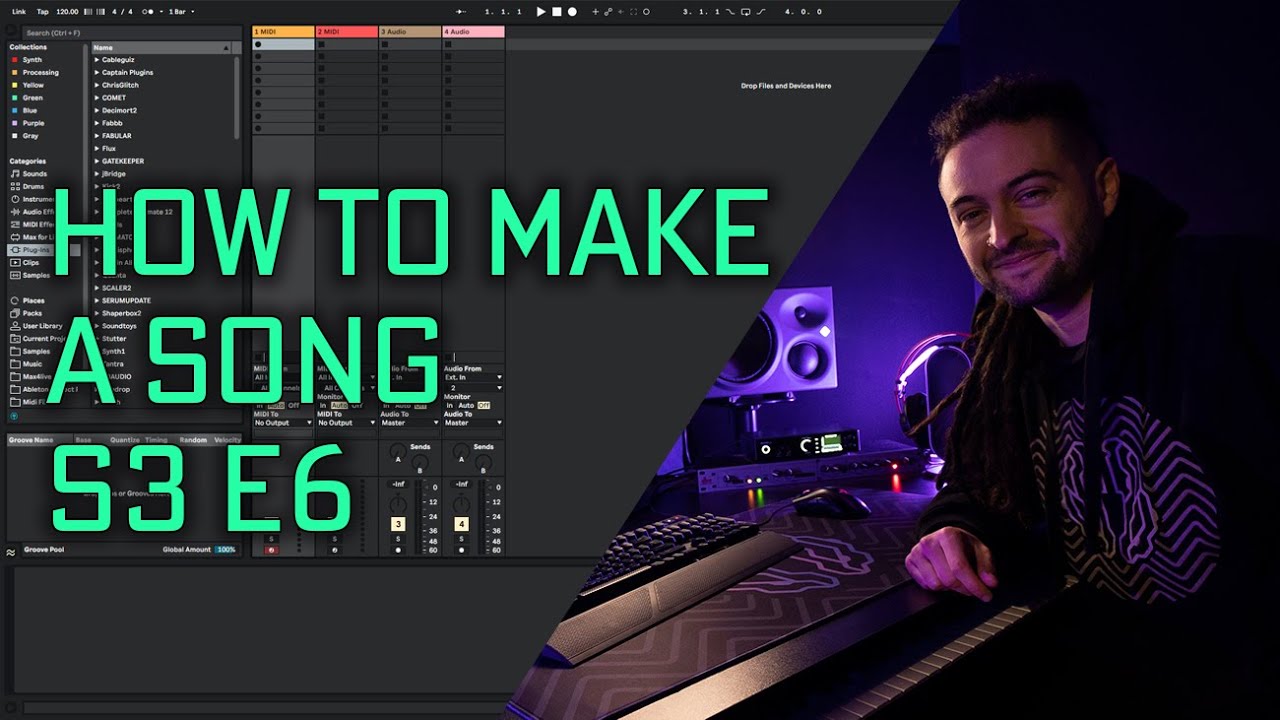 How to make a Song in Ableton Live 10 (S3EP6) - YouTube