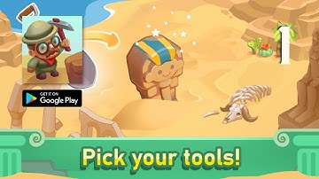 Idle Archeology: Fossil Mining Gameplay Walkthrough Part 1 (Android)
