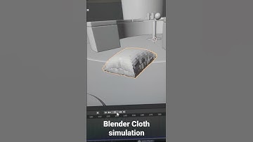 this is how cloth simulation work  #clothsimulation #blender3d #blendergang #simulation  #pillow