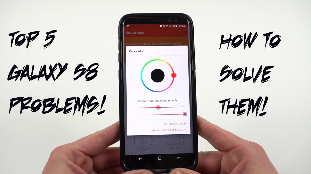Top 5 Galaxy S8 Problems and How to Solve Them! YouTube