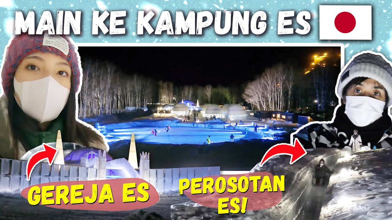 Momen Seru Diera Nathania Keliling Ice Village di Hokkaido!