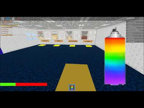 How To Get The Paint Bucket In Baldi Basics Roblox Youtube