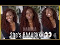 NEW! &quot;BYE BYE KNOTS&quot; GLUELESS Curly Wig for BEGINNERS? |  PRE BLEACHED &amp; PRE PLUCKED | Nadula Hair