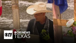 Guadalupe River memorial grows as artist pays tribute to lives lost