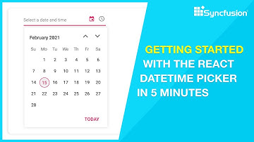 Getting Started with the React DateTime Picker in 5 Minutes