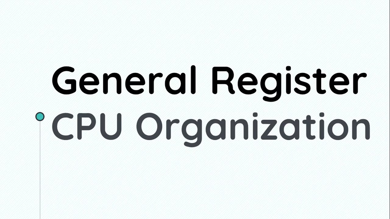 General Register CPU Organization || Computer Architecture || Bangla Lecture