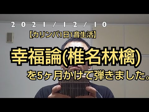 【カリンバ1日1音生活】幸福論（椎名林檎）を５ヶ月かけて演奏してみた。