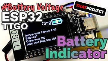 ESP32TTGO - Battery Indicator 🔋⚡