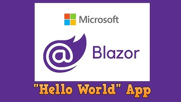 Building a Blazor "Hello World" App