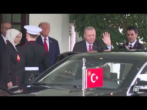 اردوغان با بدرقه ترامپ کاخ سفید را ترک کرد