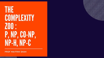 The Complexity Zoo : P, NP, Co-NP, NP-Hard, NP-Complete : The million dollar problems