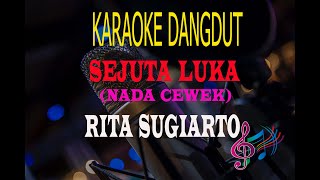 Karaoke Sejuta Luka Nada Cewek - Rita Sugiarto (Karaoke Dangdut Tanpa Vocal)