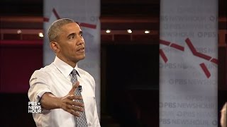 Obama on Syrian refugee radicalization, veteran homelessness