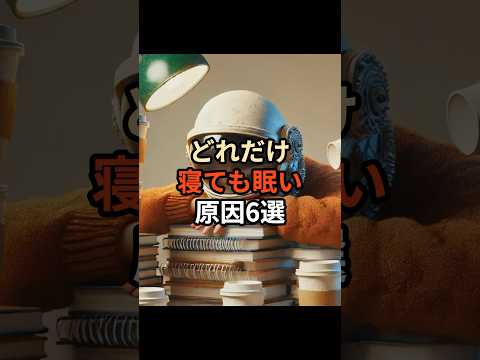 どれだけ寝ても眠い原因6選 Chatgpt Chatgpt活用 Chatgpt初心者 Ai 眠い 睡眠